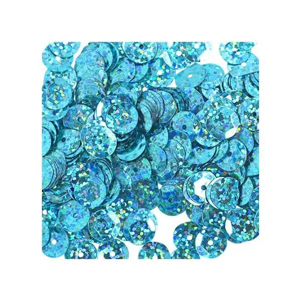 John Bead Round Sequins - Peacock Blue