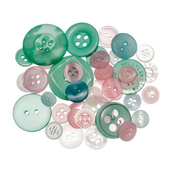 Buttons Galore Button Mason Jars - Fantasy