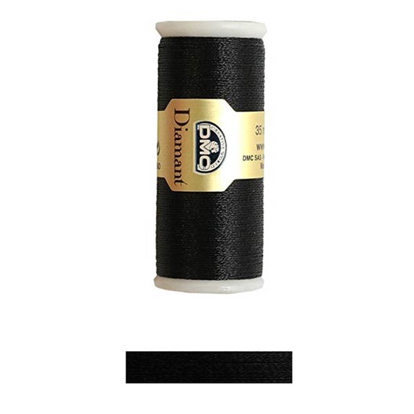 DMC Diamant Metallic Thread - Ebony