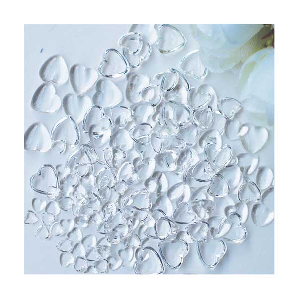 Dress My Craft Heart Water Droplets - Assorted