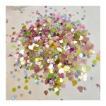 Dress My Craft Rainbow Heart Sequins