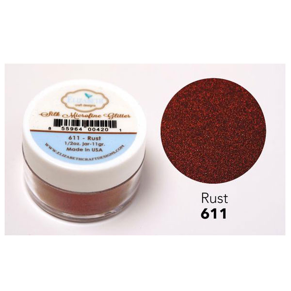 Elizabeth Craft Designs Silk Microfine Glitter - Rust