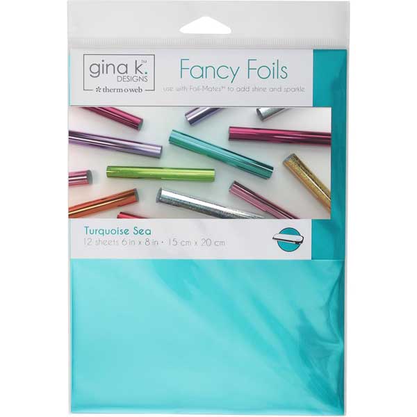 Gina K Designs Fancy Foils - Turquoise Sea