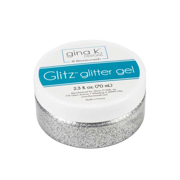 Gina K Designs Glitz Glitter Gel – Silver