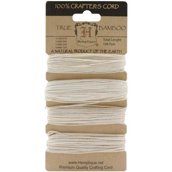 Hemptique Bamboo Hemp Cord – Natural