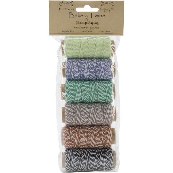 Hemptique Cotton Bakers Twine Mini Spool Set 2