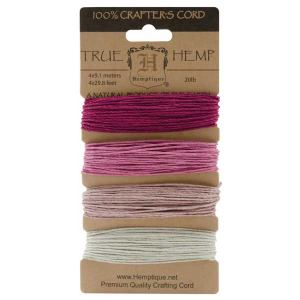 Hemptique Hemp Cord - Ruby