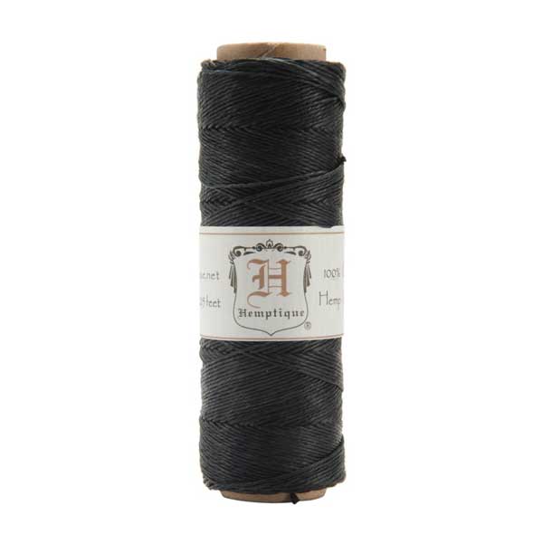 Hemptique Hemp Cord – 10lb. Black