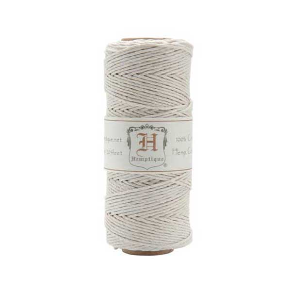 Hemptique Hemp Cord - White