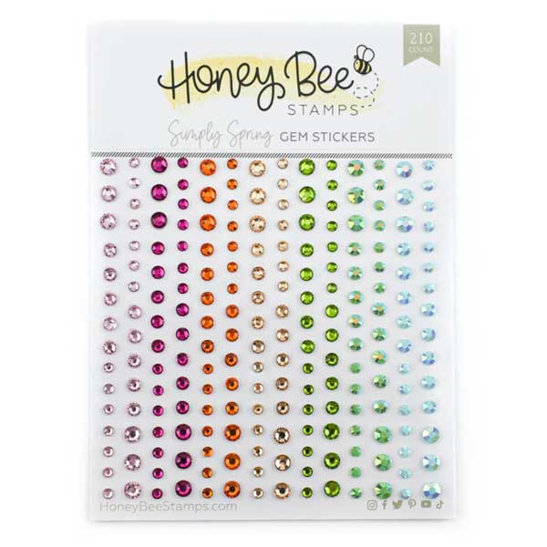 Honey Bee Stamps Simply Spring Gem Stickers