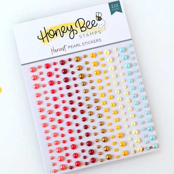 Honey Bee Stamps Harvest Pearl Stickers