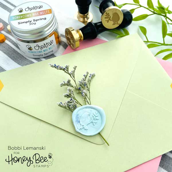 Honey Bee Stamps Wax Stamper - Spring Bird