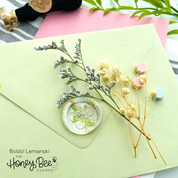 Honey Bee Stamps Wax Stamper - Cherry Blossom