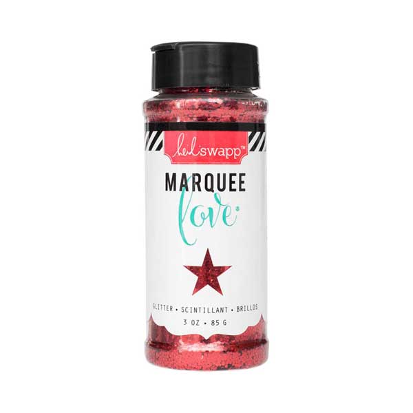 Heidi Swapp Marquee Love Chunky Glitter - Red