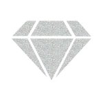 IZINK Diamond 24 Carats Glitter Paint – Silver