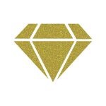 IZINK Diamond 24 Carats Glitter Paint – Light Gold