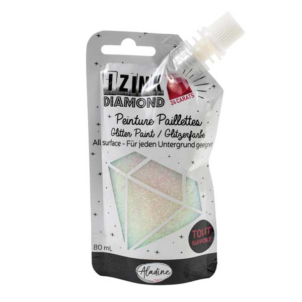 IZINK Diamond 24 Carats Glitter Paint – Pearly