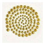 Kaisercraft Adhesive Rhinestones 100/Pkg – Deep Yellow