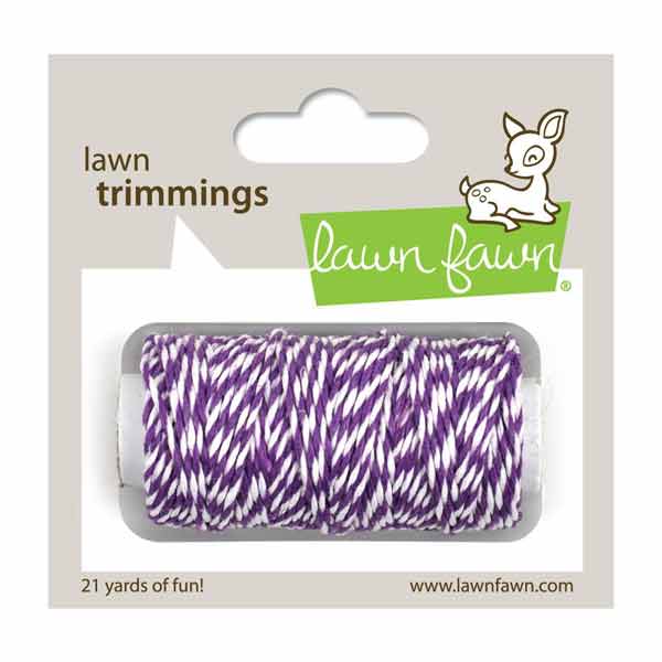 Lawn Fawn Trimmings Hemp Cord - Eggplant