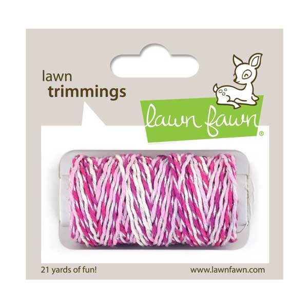 Lawn Fawn Trimmings Sparkle Hemp Cord - Pretty In Pink