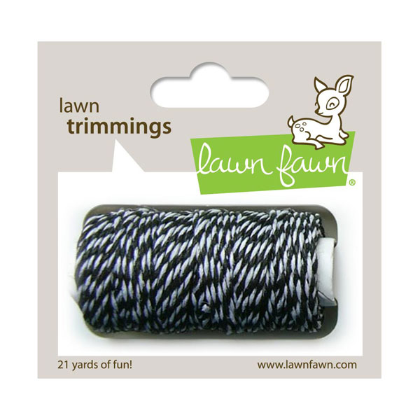 Lawn Fawn Trimmings Hemp Cord - Black Tie