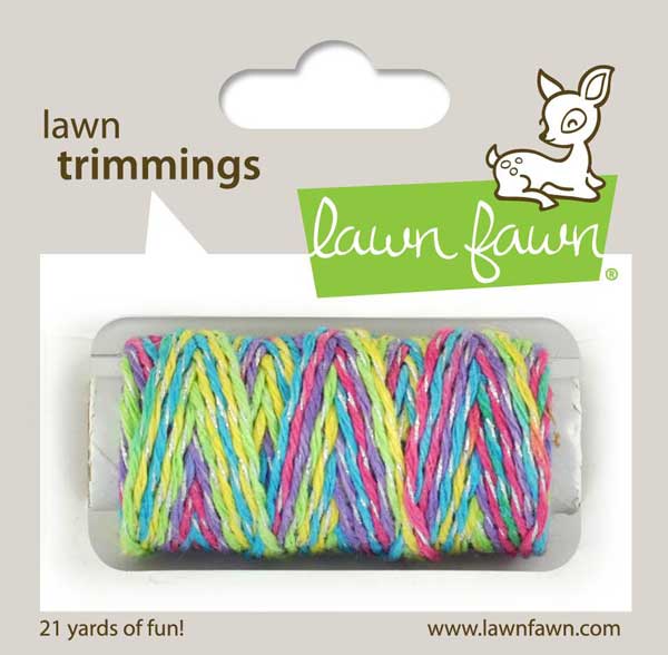 Lawn Fawn Trimmings Sparkle Hemp Cord - Unicorn Tail