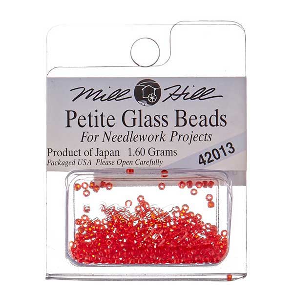 Mill Hill Petite Glass Beads – Red