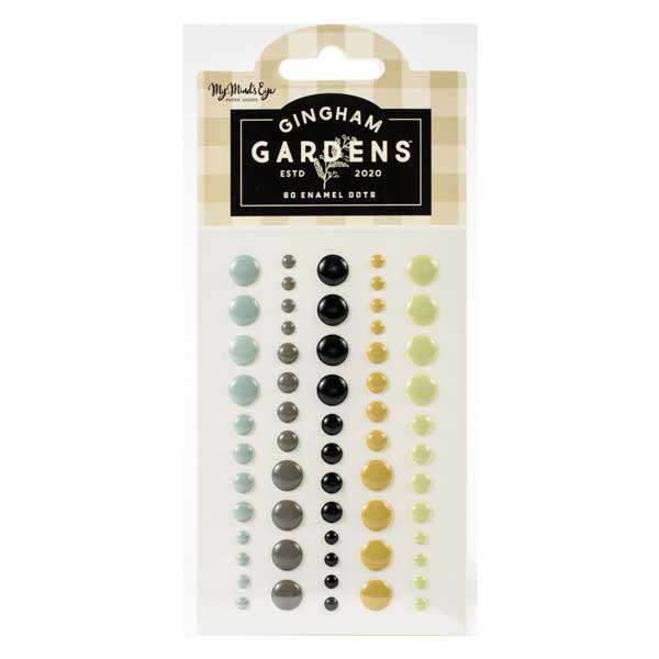 My Mind&#039;s Eye Gingham Gardens Enamel Dots