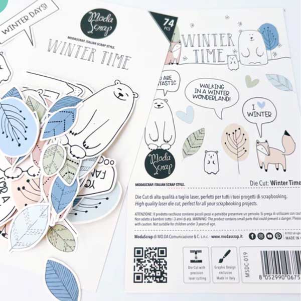 Moda Scrap Winter Time Ephemera (die-cuts) pack