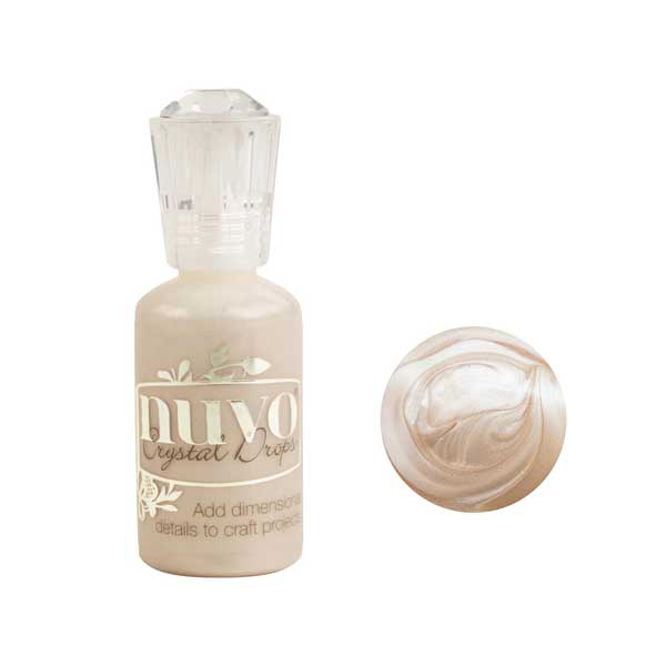 Nuvo Crystal Drops Metallic - Caramel Cream