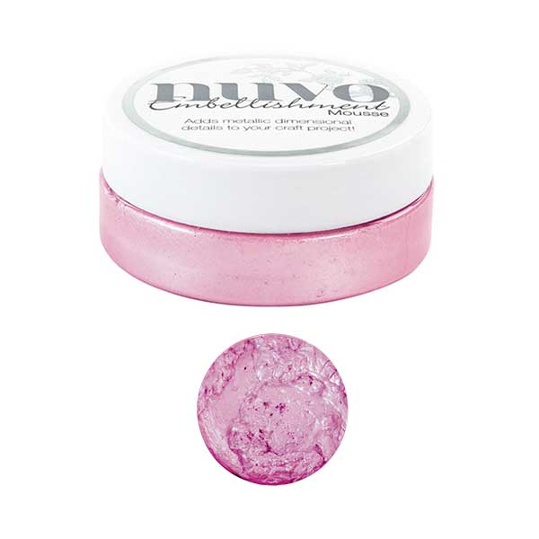 Nuvo Embellishment Mousse - Peony Pink