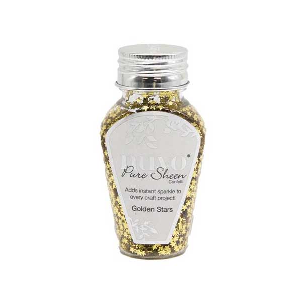 Nuvo Golden Stars Pure Sheen Confetti