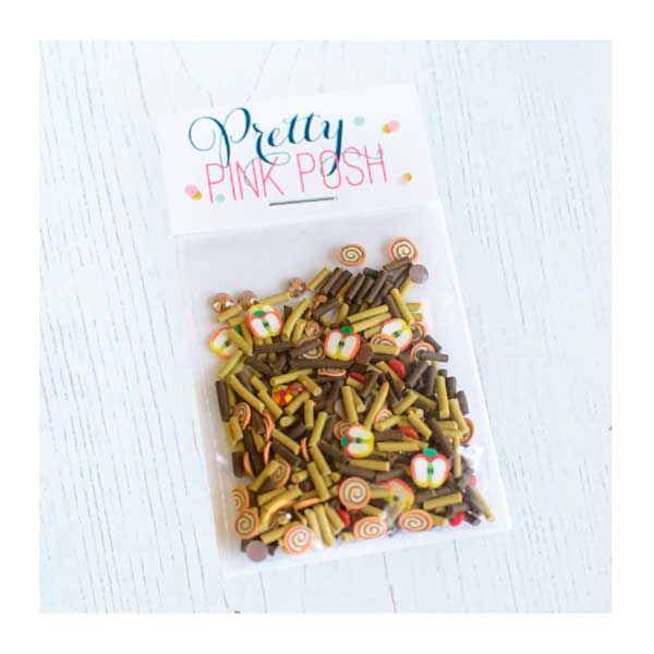 Pretty Pink Posh Autumn Days Clay Confetti