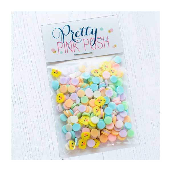 Pretty Pink Posh Easter Delight Clay Confetti