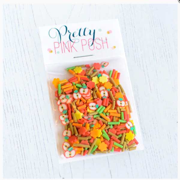 Pretty Pink Posh Fall Harvest Clay Confetti