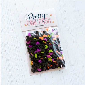 Pretty Pink Posh Halloween Bats Clay Confetti