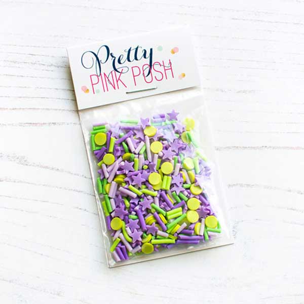 Pretty Pink Posh Monster Mash Clay Confetti