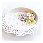 Pretty Pink Posh Rainbow Shimmer Confetti Mix