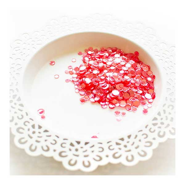 Pretty Pink Posh Strawberry Shimmer Confetti