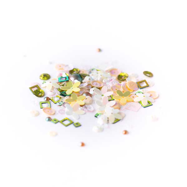 Alexandra Renke Sequin mix &#039;Limited Edition flowers mother-of-pearl 2&#039;