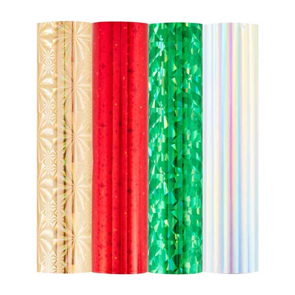 Spellbinders Glimmer Hot Foil Roll Variety Pack 4/Pkg - Holiday