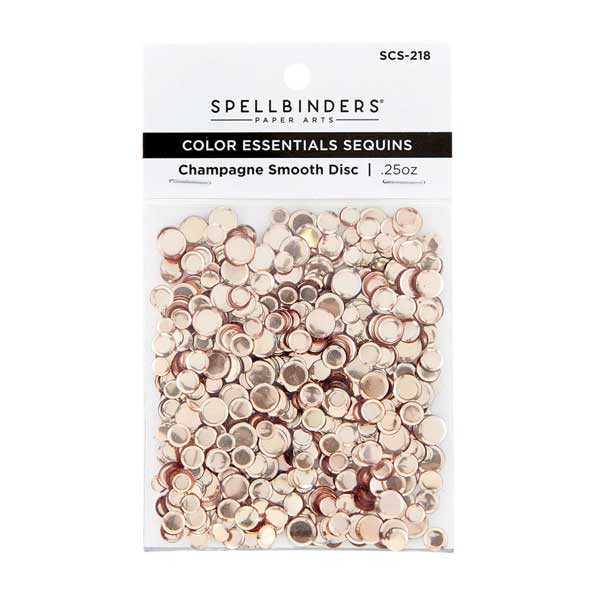 Spellbinders Color Essentials Sequins - Champagne