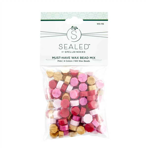 Spellbinders Wax Bead Mix – Pink