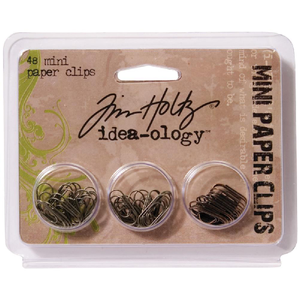 Tim Holtz Idea-Ology Mini Paper Clips (5/8&quot; - 48/Pkg)