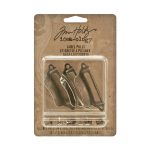 Tim Holtz Idea-Ology Metal Label Pulls W/Fasteners