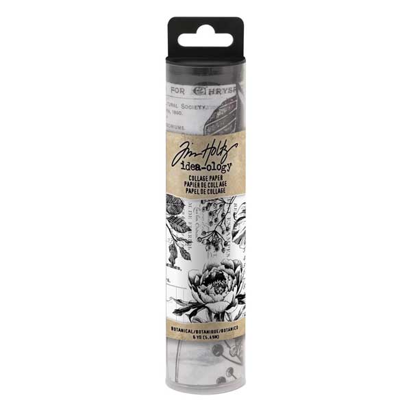 Tim Holtz Idea-ology Collage Paper - Botanical