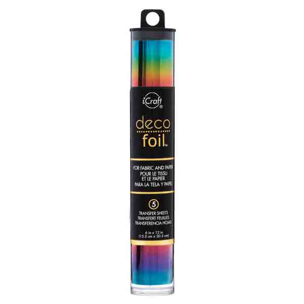 Rainbow Deco Foil Specialty Transfer Sheets