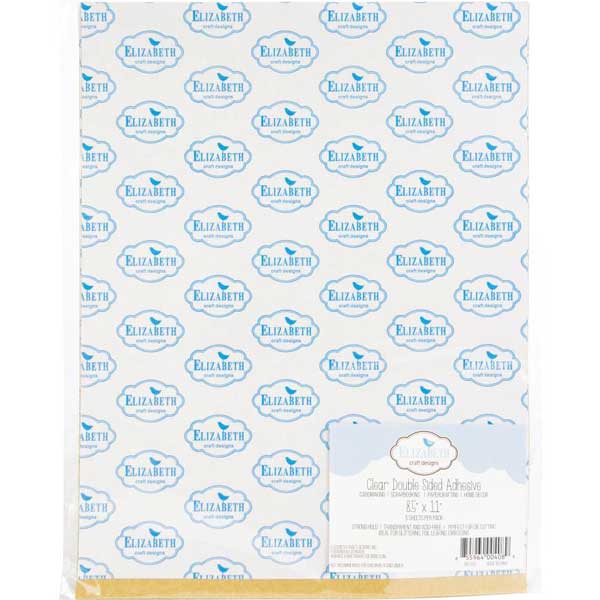 Elizabeth Craft Designs Clear Double-Sided Adhesive Sheets,  8.5&quot;x11&quot;