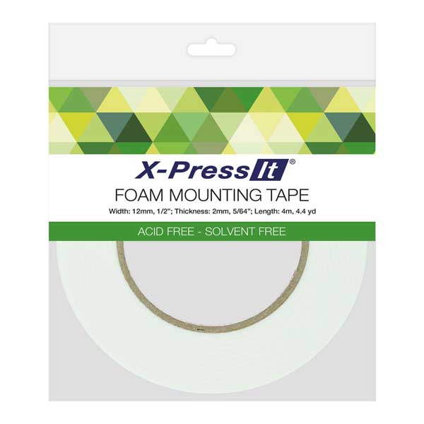 X-Press It Double Sided Foam Tape - 12mm (1/2&quot;)