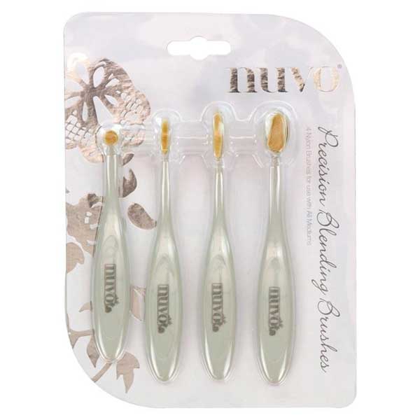 Nuvo Precision Blending Brushes 4/Pkg